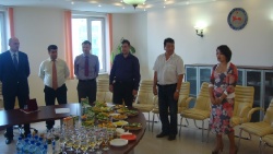 Награждение ветеранов строительной отрасли.