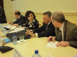 Председатель Правления НП «Объединение строительных организаций среднего и малого бизнеса", Исполнительный Директор Российского Союза строителей Э.С.Дадов, Председатель Наблюдательного Совета, член Правления НП «Объединение строительных организаций среднего и малого бизнеса", Президент Национального агентства малоэтажного и коттеджного строительства, Председатель Комиссии Общественной палаты по социальным вопросам и демографической политике, член Комиссии при Президенте РФ по реализации приоритетных нацпроектов и демографической политике Е.Л. Николаева, Председатель Комитета Торгово-промышленной палаты РФ по предпринимательству в сфере строительства и ЖКХ, Президент Национального объединения строителей Е.В.Басин, Вице-президент Российского союза строителей, Вице-президент Национального объединения проектировщиков, Президент НП «Объединения генподрядчиков в строительстве» А.Ш.Шамузафаров.