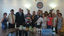 Награждение ветеранов строительной отрасли.