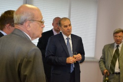 Награждение ветеранов строительной отрасли.