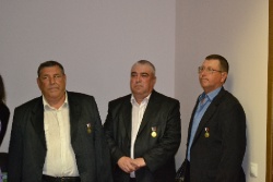 Награждение ветеранов строительной отрасли.