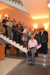 Награждение ветеранов строительной отрасли.