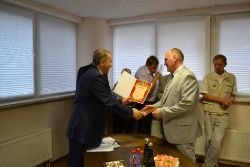 Награждение ветеранов строительной отрасли.